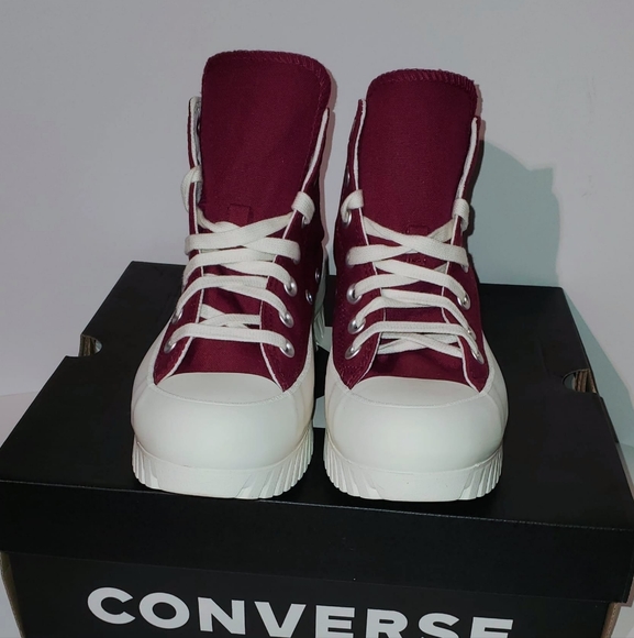 Converse chuck Taylor All Star Lugged 2.0 Size Women's 8 Men's 6. Burgundy color - Picture 4 of 10
